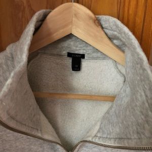 Jcrew zip sweatshirt